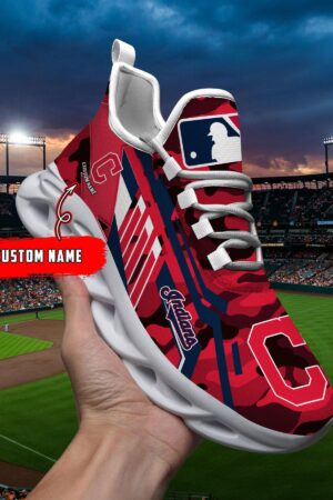 Cleveland Indians Max Soul Shoes Sneakers For Men And Women Style4885