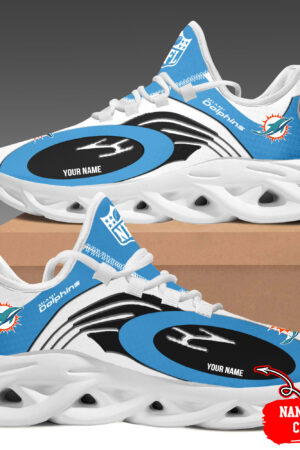 Miami Dolphins Max Soul Shoes Sneakers For Men And Women Style9496
