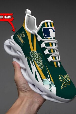 Oakland Athletics Max Soul Shoes Sneakers For Men And Women Style7328