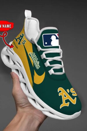 Oakland Athletics Max Soul Shoes Sneakers For Men And Women Style8186