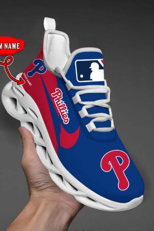 Philadelphia Phillies Max Soul Shoes Sneakers For Men And Women Style9595