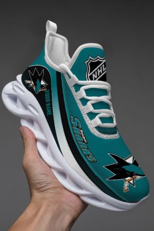 San Jose Sharks Max Soul Shoes Sneakers For Men And Women Style2471
