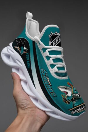 San Jose Sharks Max Soul Shoes Sneakers For Men And Women Style8447